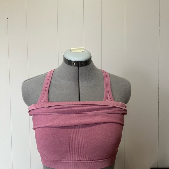 Pink Lululemon tank with bra. unsure of size, price reflecting - Picture 5 of 5